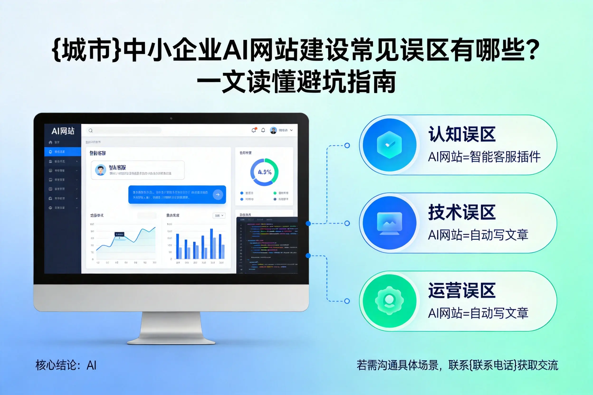 包头中小企业AI网站建设常见误区有哪些？一文读懂避坑指南