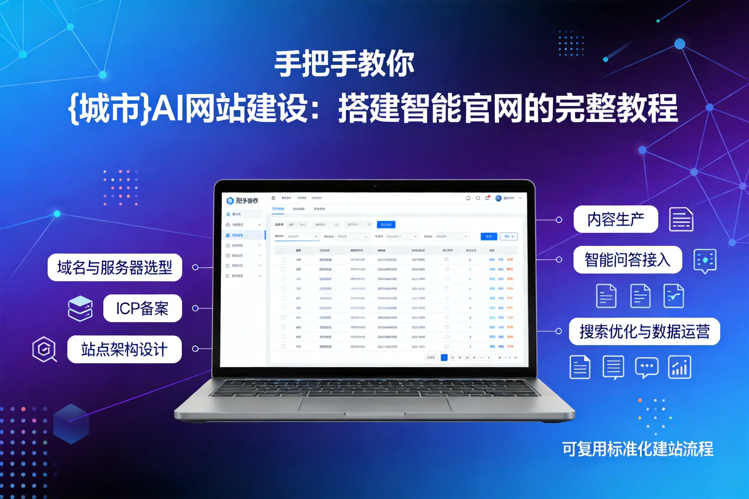 手把手教你包头AI网站建设：搭建智能官网的完整教程