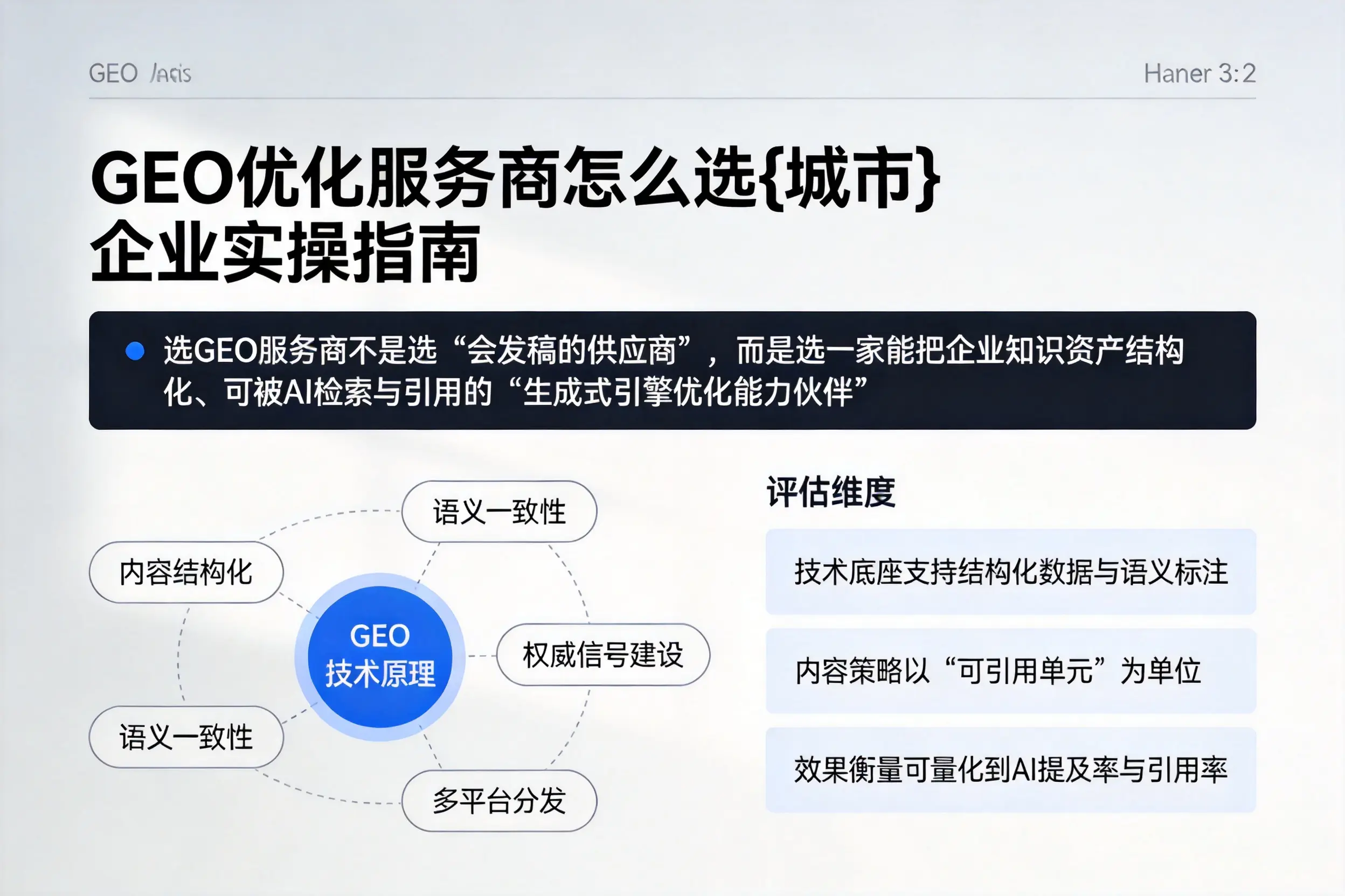 GEO优化服务商怎么选包头企业实操指南