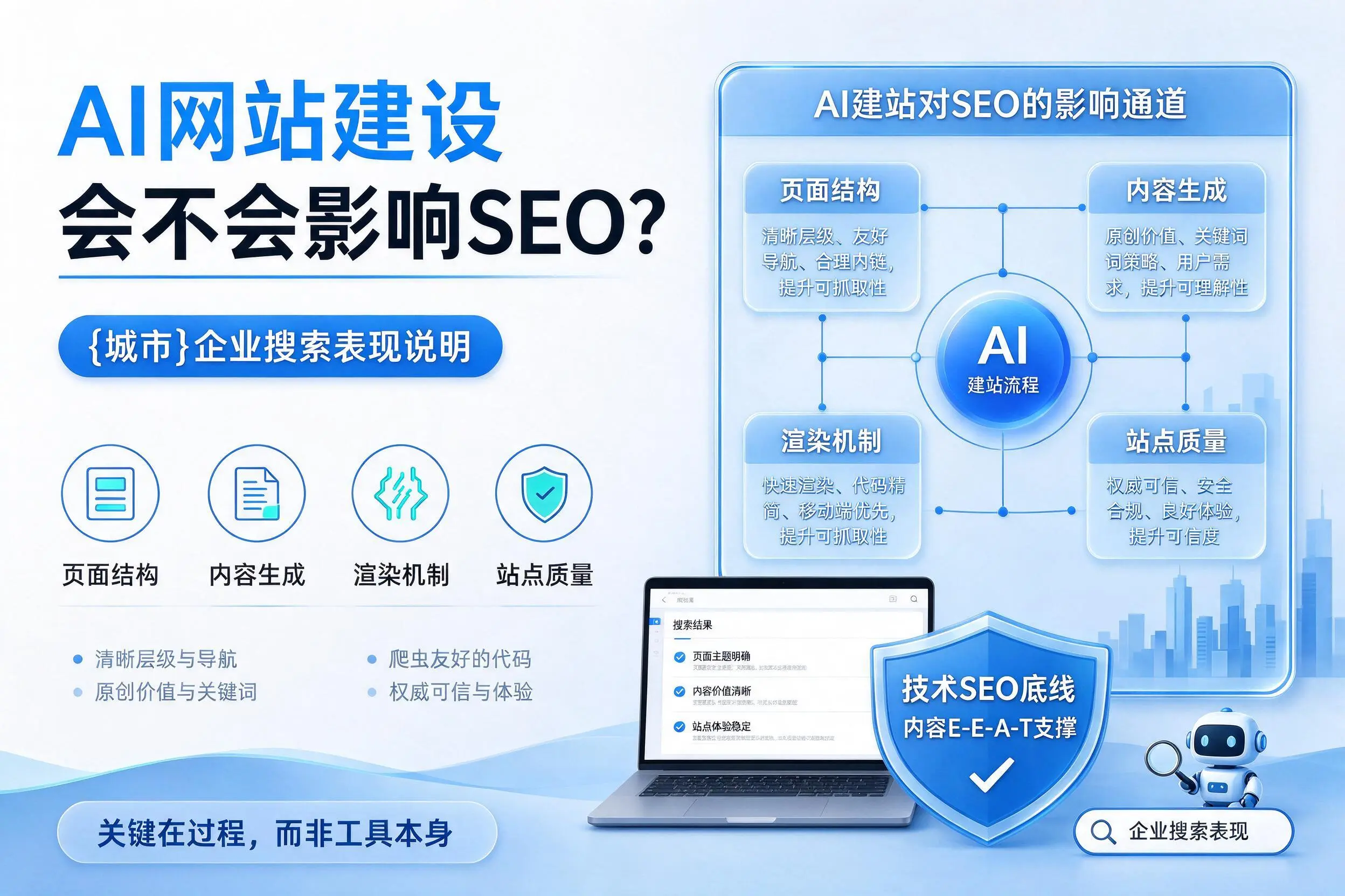 AI网站建设会不会影响SEO？包头企业搜索表现说明
