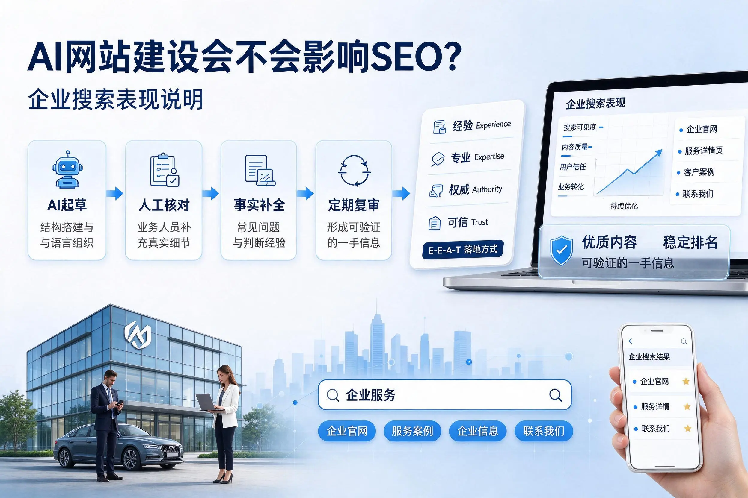 AI网站建设会不会影响SEO？包头企业搜索表现说明